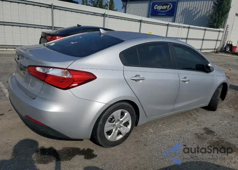 2016 Kia Forte Lx из США, поврежденный, VIN KNAFK4A62G5539793